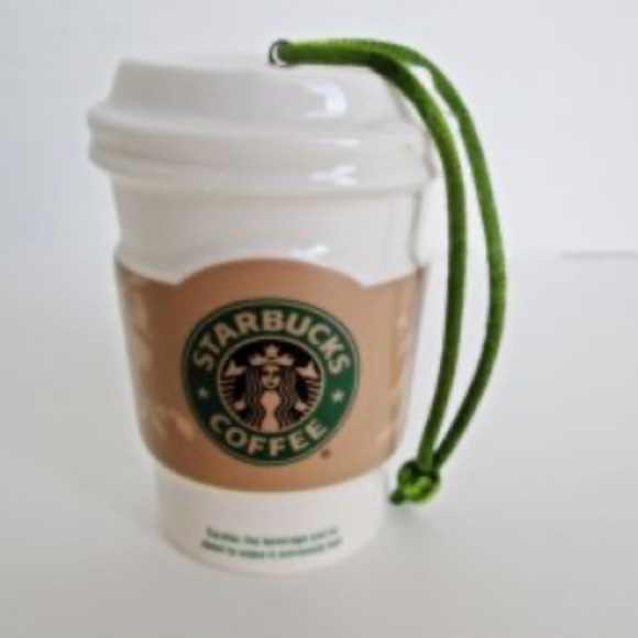 Starbucks Other - Starbucks coffee cup mug ceramic ornament Christmas tree holiday 2008